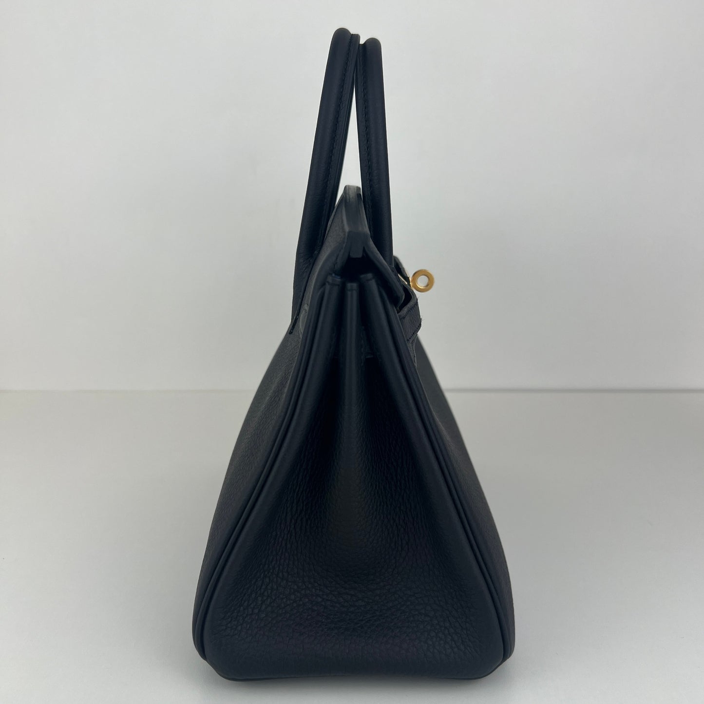 Birkin25 Verso バーキン25ヴェルソ Black/Blue saphir/ブラック/ブルーサファイヤ  GHW ゴールド金具 Togo トゴ Stamp-K K刻印