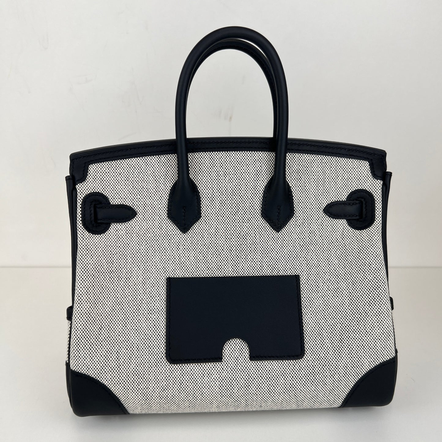 Birkin25 cargo バーキン25 カーゴ Black ブラック Toile goelan/Swift トワルゴエラン/スイフト PHW シルバー金具 Stamp-K K刻印