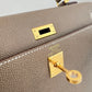 Kelly25 ケリー25 セリエ　Etoupe エトープ　GHW ゴールド金具　Stamp-K K刻