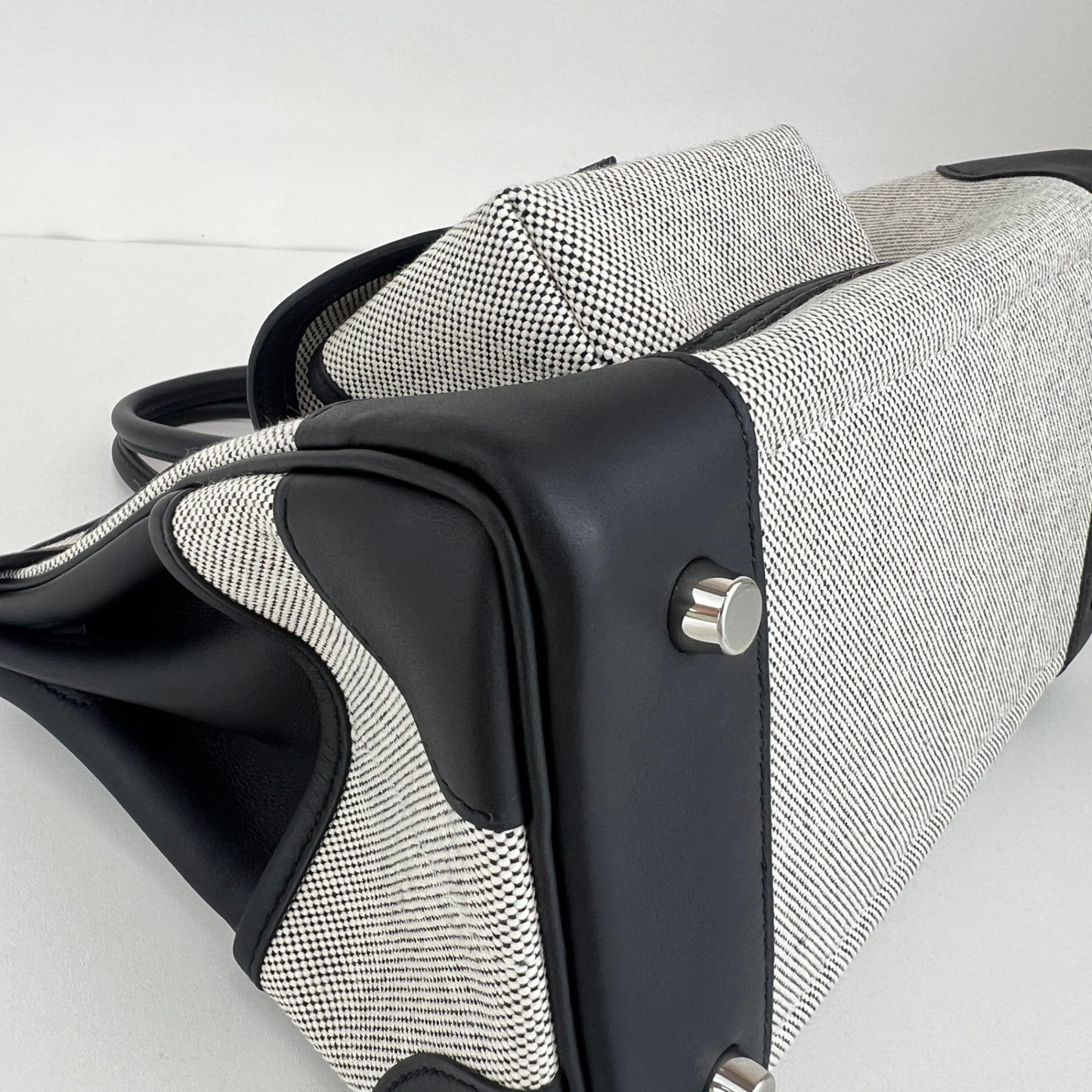 Birkin25 cargo バーキン25 カーゴ Black ブラック Toile goelan/Swift トワルゴエラン/スイフト PHW シルバー金具 Stamp-K K刻印