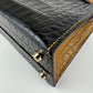 Mini kelly SO ミニケリー スペシャルオーダー Black/Kraft ブラック/クラフト crocodile クロコダイル PMBHW シャンパンゴールド金具 Stamp-B B刻印