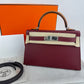 Mini kelly tricolor ミニケリートリコロール Rouge H ルージュH PHW シルバー金具 Stamp-K K刻