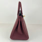 Birkin25 バーキン25 Rouge H ルージュアッシュ GHW ゴールド金具 W刻 Togo トゴ