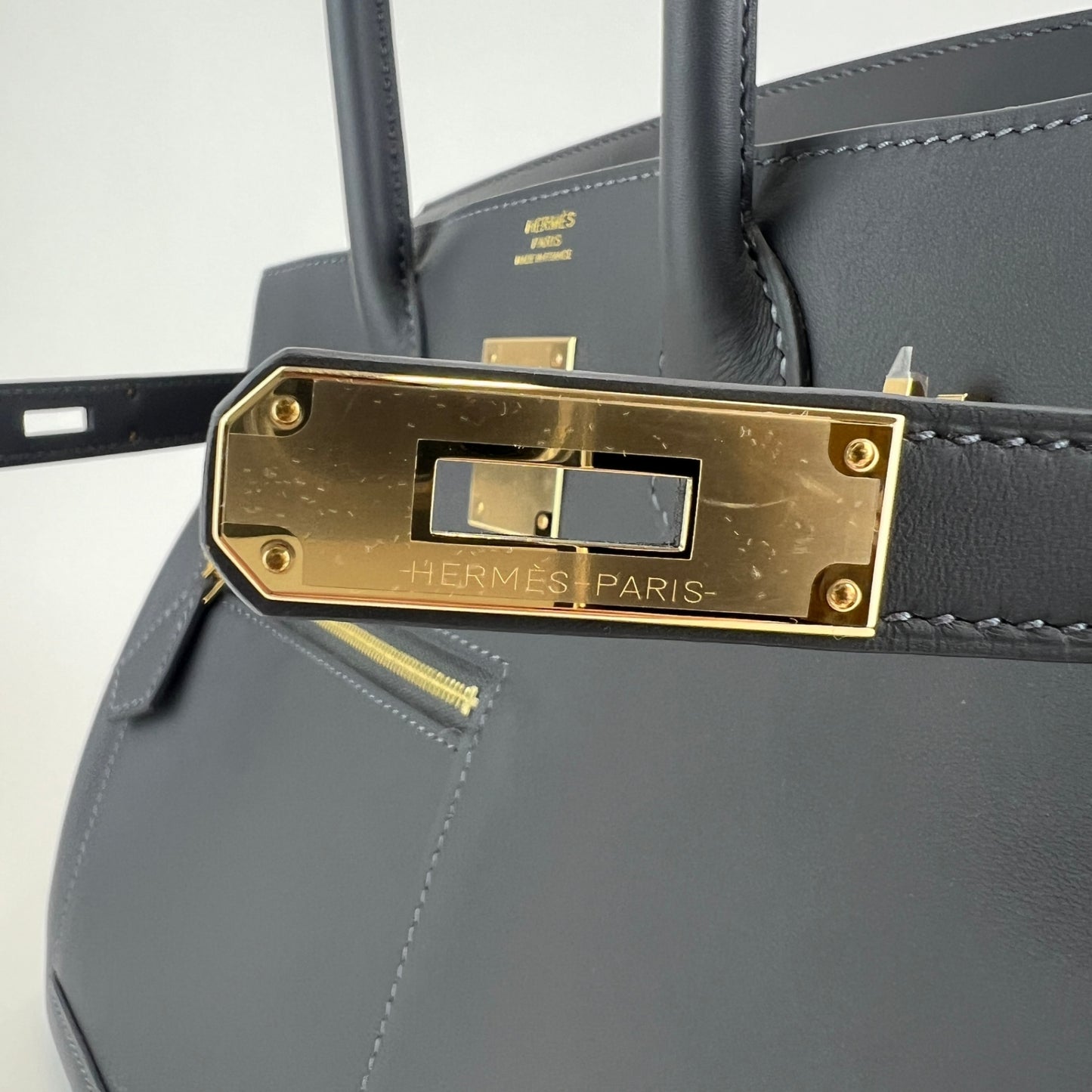 Birkin30 colormatic バーキン30 カラーマティック Gris misty グリミスティ Swift スイフト PMBHW シャンパンゴールド金具 Stamp-K K刻印