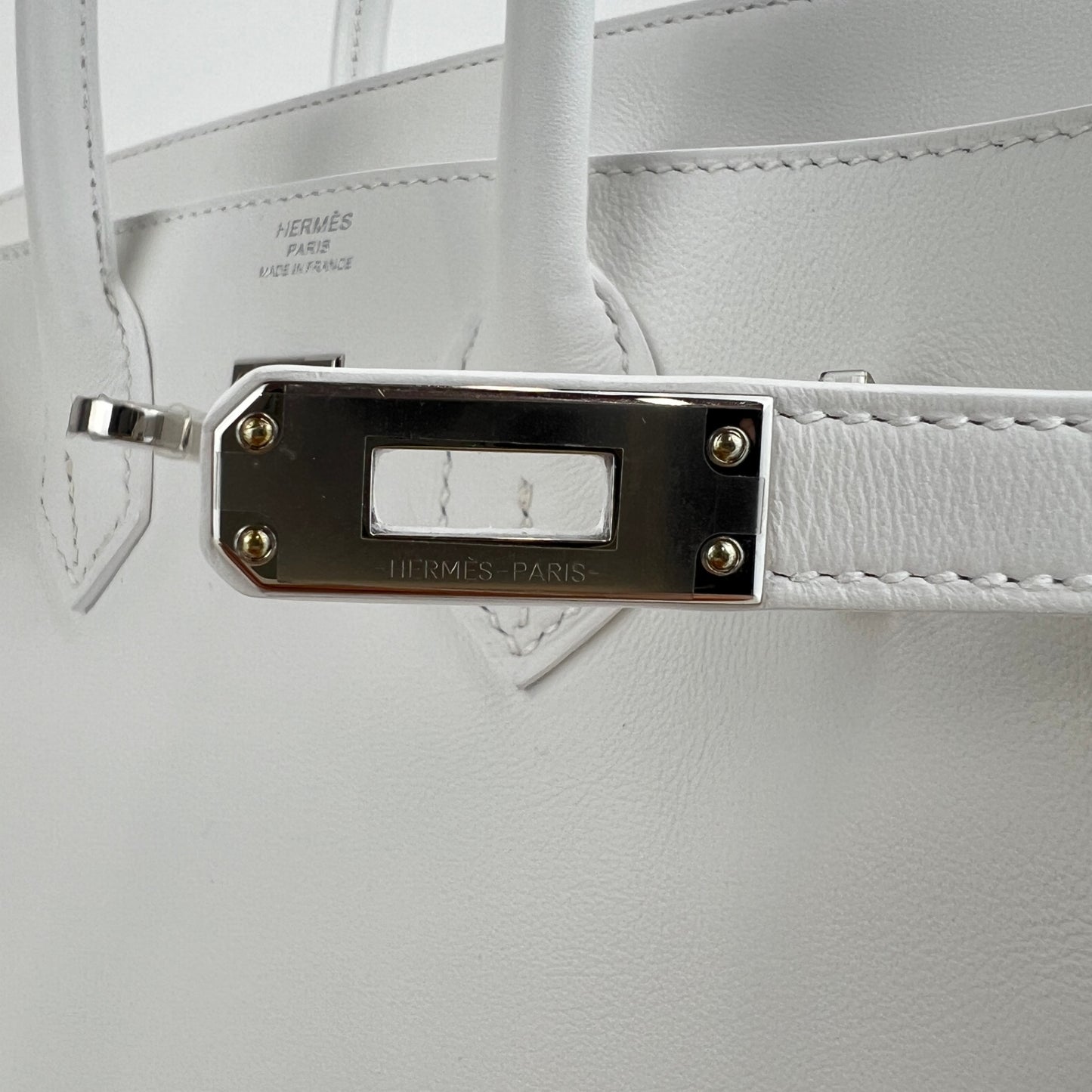Birkin25 バーキン25 New white ニューホワイト Swift スイフト PHW シルバー金具 Stamp-W W刻印