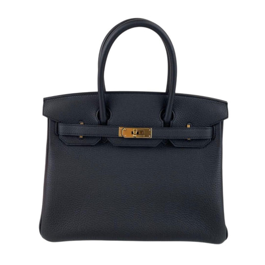 Birkin30 バーキン30 Black ブラック  GHW ゴールド金具 Togo トゴ Stamp-K K刻印