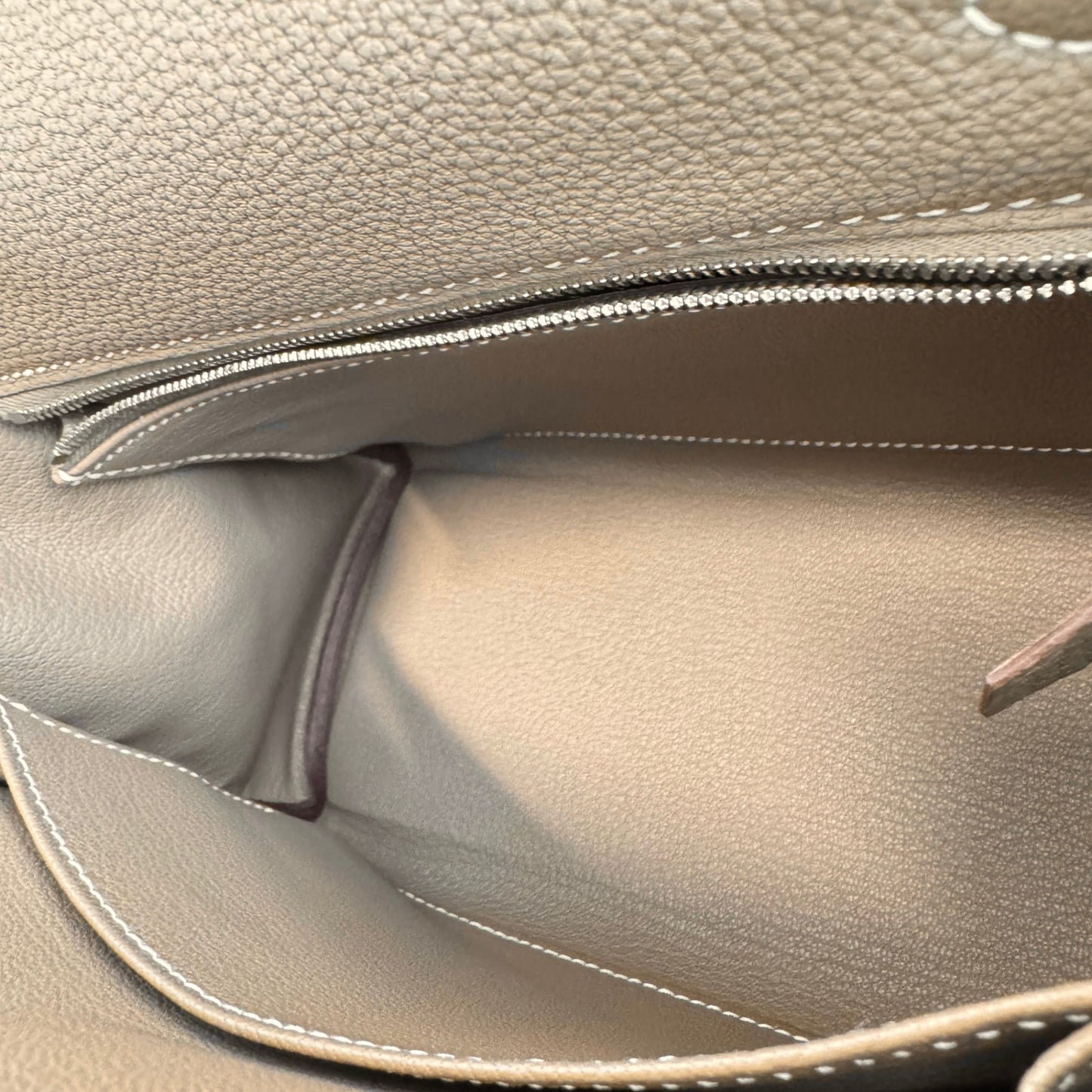 Kelly25 ケリー25 Etoupe エトープ Togo トゴ PHW シルバー金具 Stamp-K K刻印