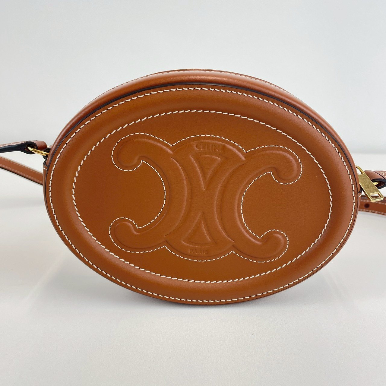 キュイルトリオンフオーバルパース ブラウン トリオンフ カーフ