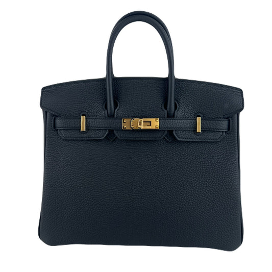 Birkin25 バーキン25 ブラック　GHW ゴールド金具　Stamp-K K刻