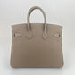 Birkin25 バーキン25 Stamp-W W刻印 Togo トゴ Etoupe エトープ PHW シルバー金具