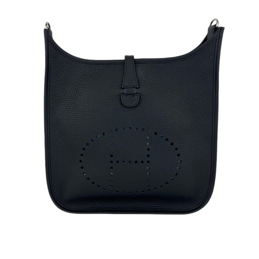 Evlyn PM エヴリンPM Black ブラック Taurillon Clemence トリヨンクレマンス PHW シルバー金具 Stamp-K K刻印