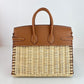 Birkin25 picnic バーキン25 ピクニック Gold ゴールド PHW シルバー金具 Stamp-W W刻印 Swift/Rattan スイフト/ラタン