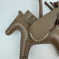 Rodeo Pegasus charm PM ロデオ ペガサス Etoupe エトープ バッグチャーム W刻印