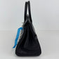 Birkin25 rock バーキン25ロック Black ブラック Veau Volupto ヴォーヴォリュプト PHW シルバー金具 Stamp-B B刻印