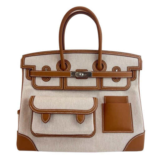 Birkin35 cargo バーキン35カーゴ  Gold ゴールド PHW SV金具 Stamp-K K刻