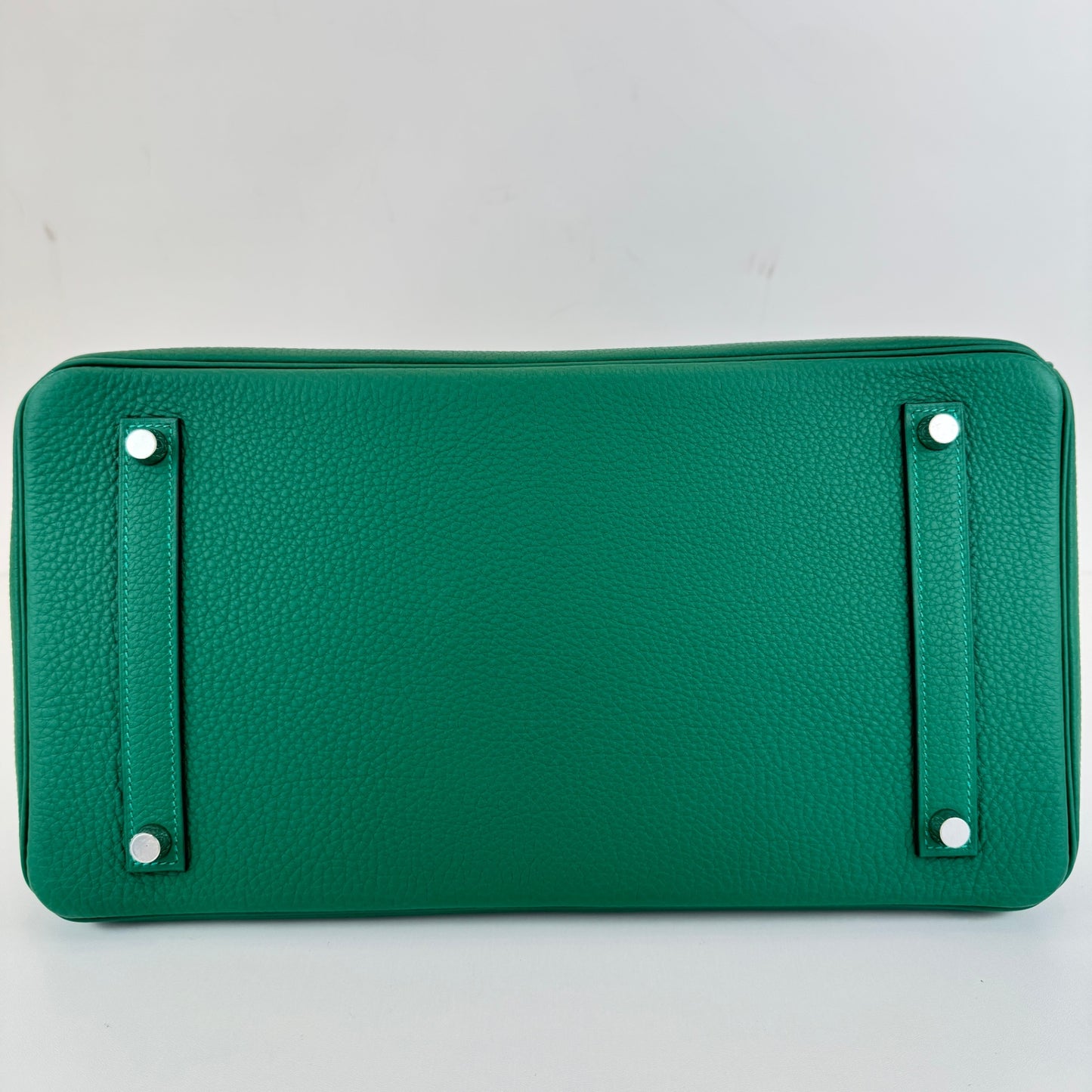 Birkin35 バーキン35 Vert moyen ヴェールモワイヤン Togo トゴ PHW シルバー金具 Stamp-K K刻印