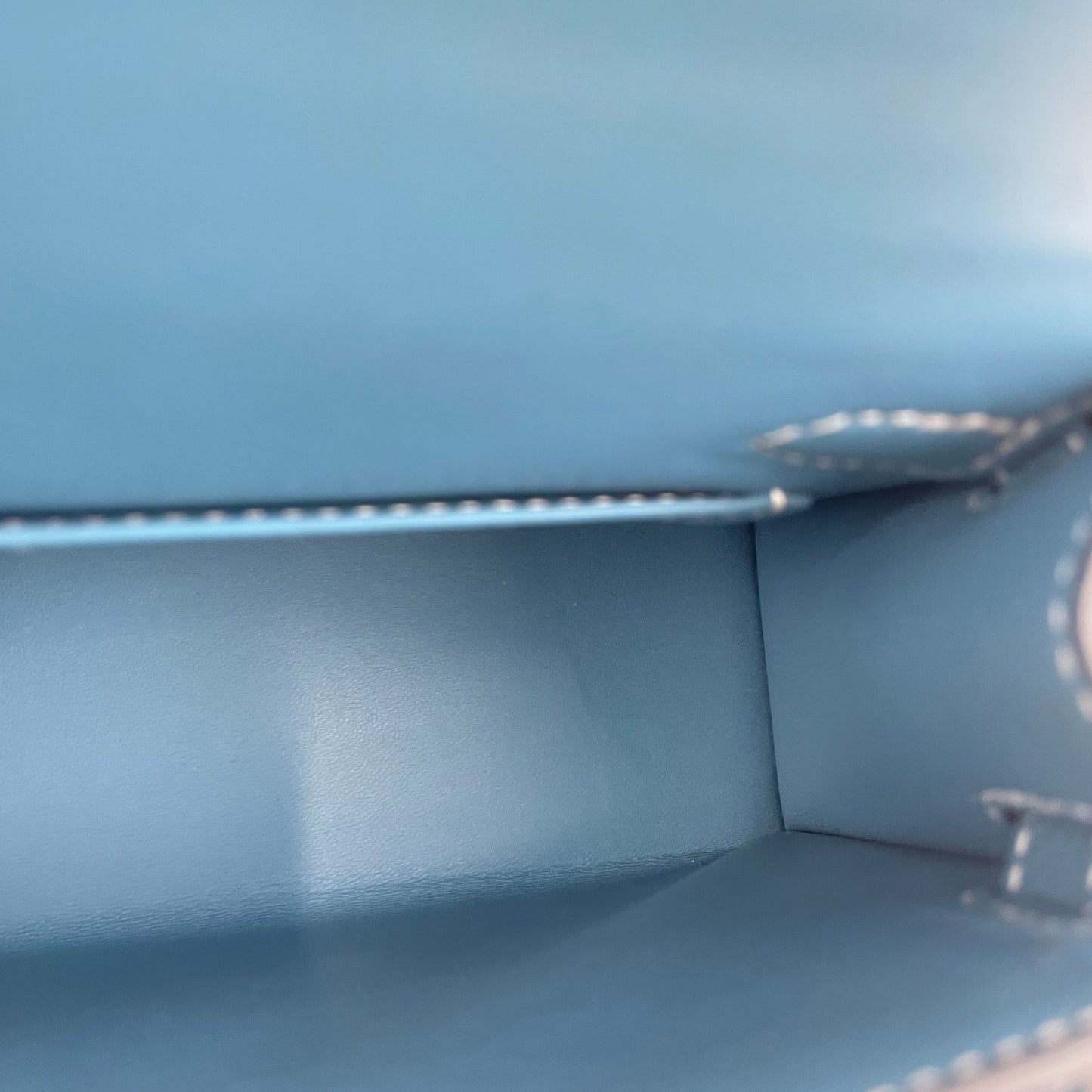 Mini kelly ミニケリー Blue jean ブルージン Epsom エプソン GHW ゴールド金具 Stamp-K K刻印