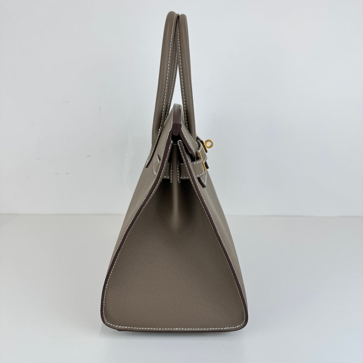 Birkin30 sellier バーキン30セリエ Stamp-W W刻印 Epsom エプソン Etoupe エトープ GHW ゴールド金具