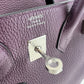 Birkin25 バーキン25 Cassis カシス Togo トゴ PHW シルバー金具 Stamp-U U刻印