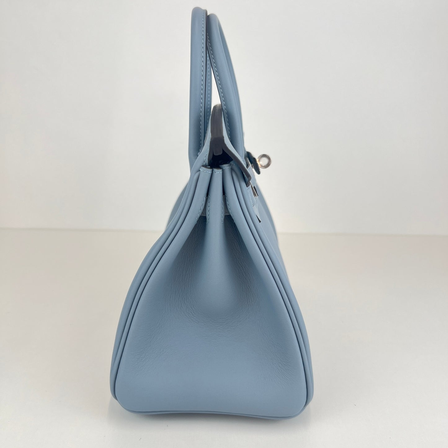 Birkin25 バーキン25 Blue lin  ブルーリン　PHW シルバー金具 Swift スイフト　Stamp-K K刻