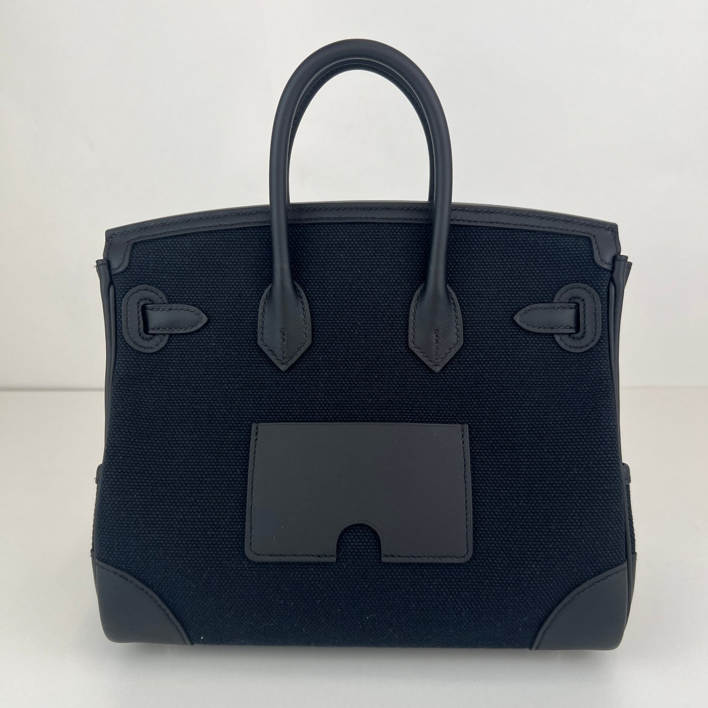 Birkin25 cargo バーキン25カーゴ Black ブラック  PHW シルバー金具 Toile goelan/Swift トワルゴエラン/スイフト Stamp-K K刻印