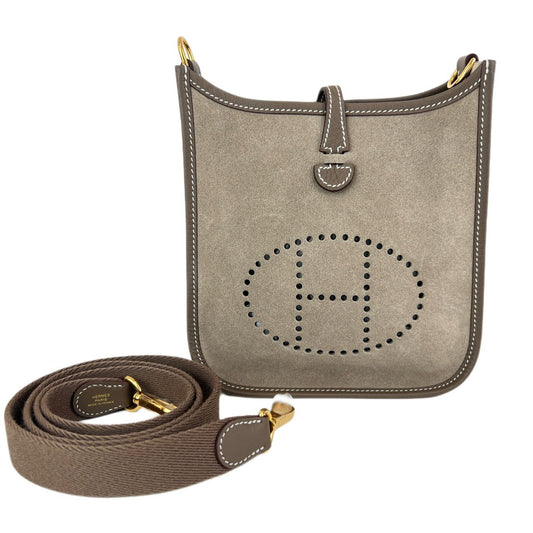 Hermès エルメス Evlyn TPM エヴリンTPM Stamp-B B刻印 Grizzly グリズリー Etoupe エトープ GHW ゴールド金具