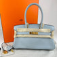 Shoulder Birkin29 ショルダーバーキン29 Blue glacier ブルーグラシエ Evercolor エバーカラー GHW ゴールド金具 Stamp-K K刻印