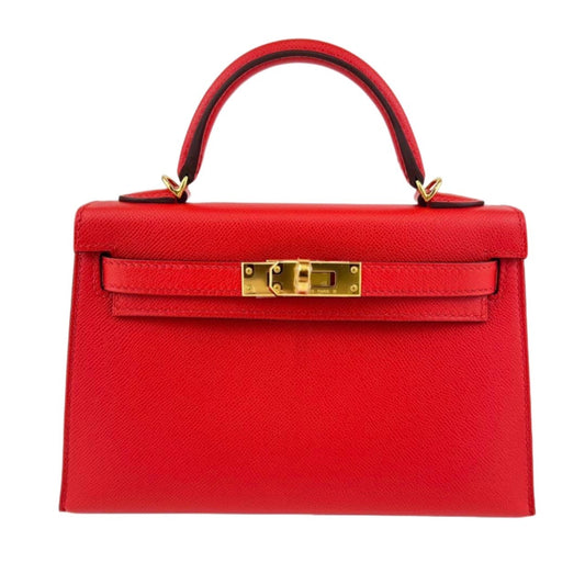 Mini kelly ミニケリー Rouge de coeur ルージュドクール Madame マダム GHW ゴールド金具 Stamp-K K刻印