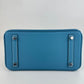 Birkin25 バーキン25 Blue jean ブルージーン　PHW シルバー金具　Stamp-K K刻