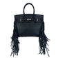 Birkin35 anate バーキン35アナーテ Stamp-W W刻印 Evergrain エヴァーグレイン Black ブラック PHW シルバー金具