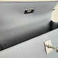 Hermès エルメス Kelly25 ケリー25 Stamp-K K刻印 Epsom エプソン Gris pantian グリパンタン PHW シルバー金具