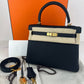 Kelly25 ケリー25 Black ブラック Togo トゴ GHW ゴールド金具 Stamp-W W刻印