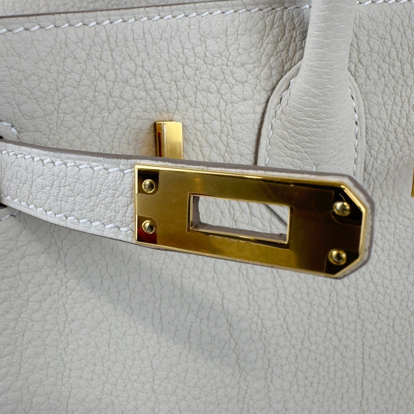 Birkin25 バーキン25 Stamp-W W刻印 Togo トゴ Craie クレ GHW ゴールド金具
