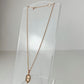 Hermès エルメス Mini Maillon pendant ミニ マイヨン ペンダント メタル Marron grace / Rosegold ：マロングラッセ / ローズゴールド