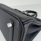 Birkin25 バーキン25 Black ブラック PHW シルバー金具 W刻印 Togo トゴ