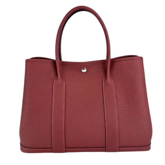 Garden Party PM ガーデンパーティ PM Rouge H ルージュアッシュ PHW シルバー金具 Stamp-K K刻印 Veau Negonda ネゴンダ