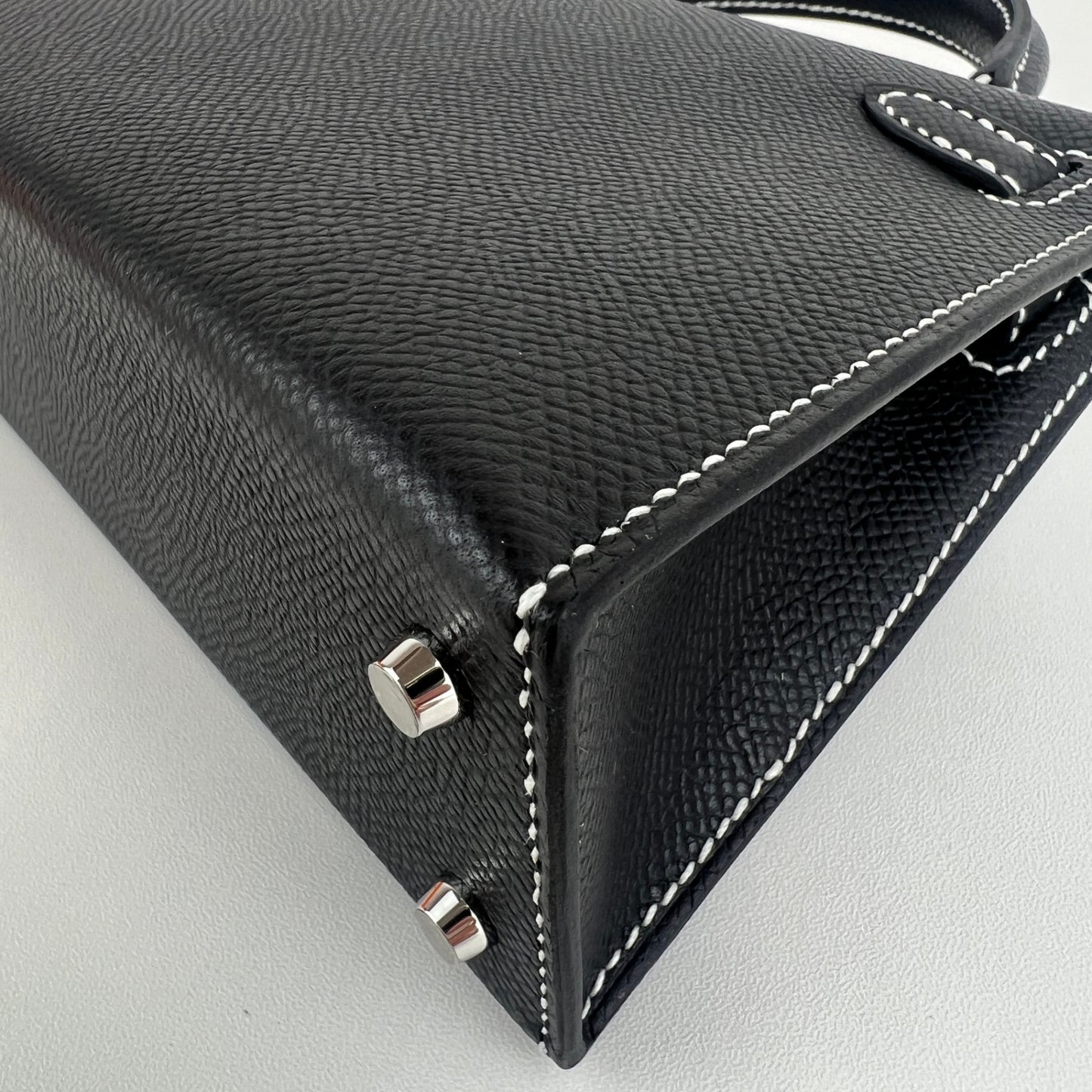 Mini kelly HSS ミニケリーHSS Black ブラック PHW シルバー金具 Stamp-K  K刻印