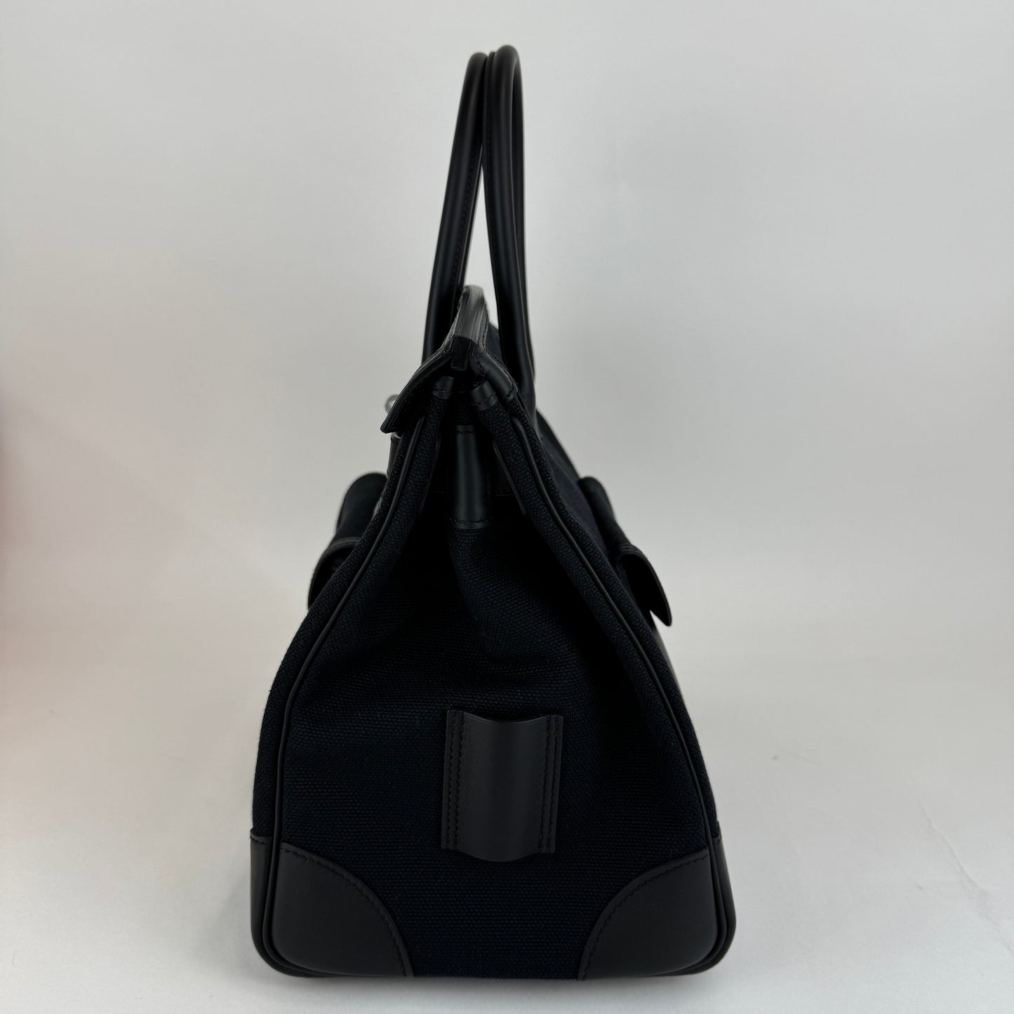 Birkin35 cargo バーキン35カーゴ　Black ブラック  PHW シルバー金具　Toile goelan/Swift　Stamp-W W刻印