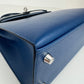 Hermès エルメス Kelly25 ケリー25 Stamp-W W刻印 Madame/Crocodile マダム/クロコダイル Deep blue ディープブルー PHW シルバー金具