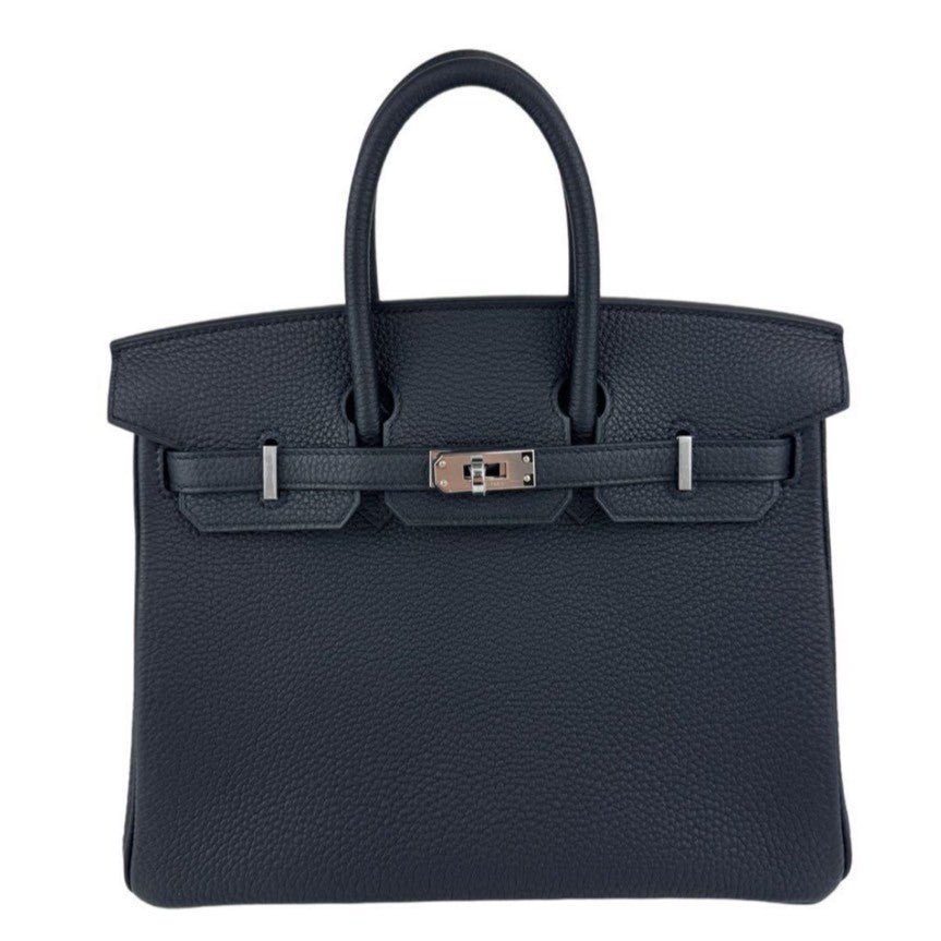 Birkin25 バーキン25 Stamp-K K刻印 Togo トゴ Black ブラック PHW シルバー金具