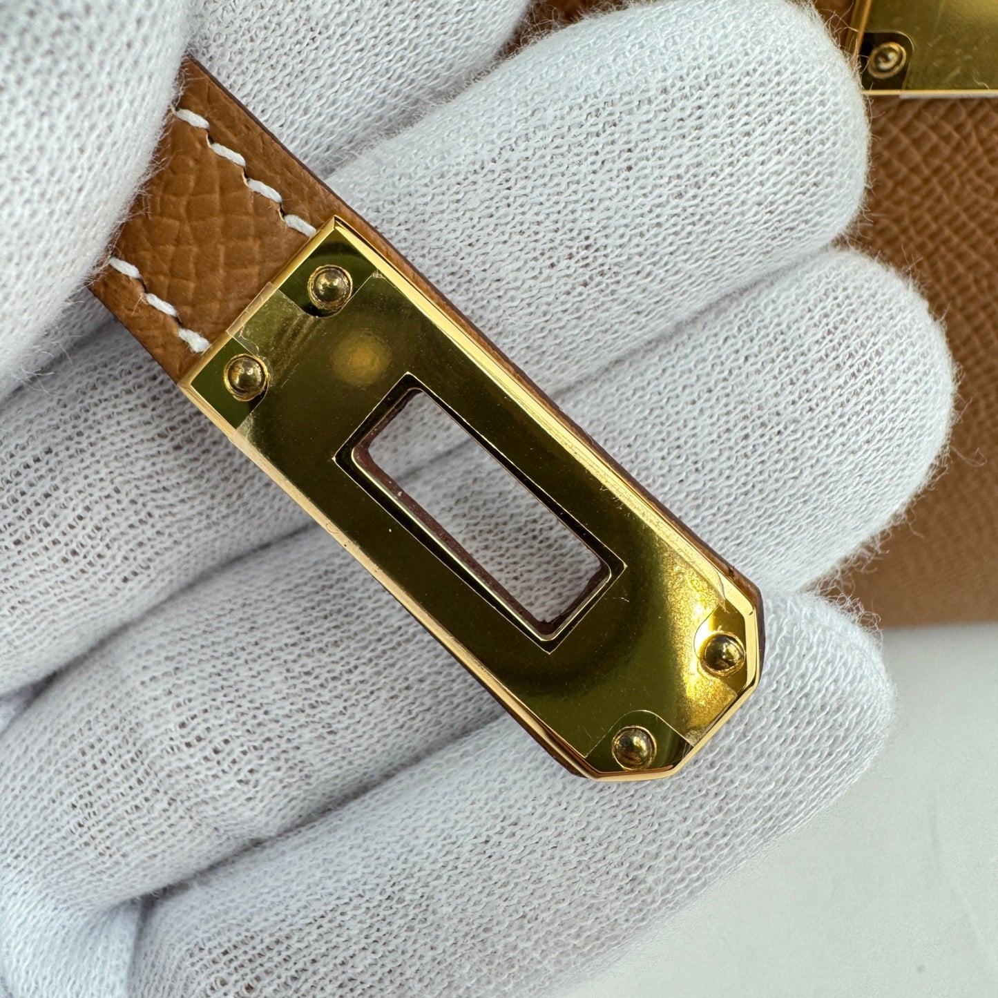 Mini kelly ミニケリー Stamp-K K刻印 Epsom エプソン Gold ゴールド GHW ゴールド金具