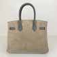 Birkin25 バーキン30 Gris Caillou/Gris meyer グリスカイユ/グリメイヤー  PHW シルバー金具 Swift/Grizzly スイフト/グリズリー Stamp-B B刻印