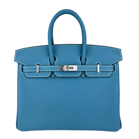 Birkin25 バーキン25 New blue jean ニューブルージーン SV金具 Stamp-W W刻印 Togo トゴ