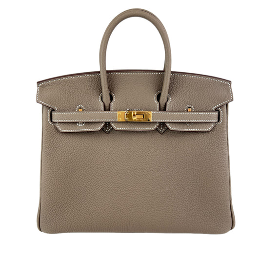 Hermès エルメス Birkin25 バーキン25 Stamp-K K刻印 Togo トゴ Etoupe エトープ GHW ゴールド金具
