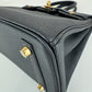 Birkin25 バーキン25 Black ブラック GHW ゴールド金具 Stamp-K K刻印 Togo トゴ