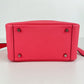 Hermès エルメス Lindy mini リンディミニ Stamp-W W刻印 Taurillon Clemence トリオンクレマンス Rose azalee ローズアザレ PHW シルバー金具