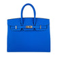 Hermès エルメス Birkin25 バーキン25 Stamp-K K刻印 Epsom エプソン Bleu hydra ブルーイドラ PHW シルバー金具