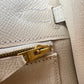 Kelly25 Sellier ケリー25 セリエ Craie クレ GHW ゴールド金具 Stamp-W W刻印 Epsom エプソン