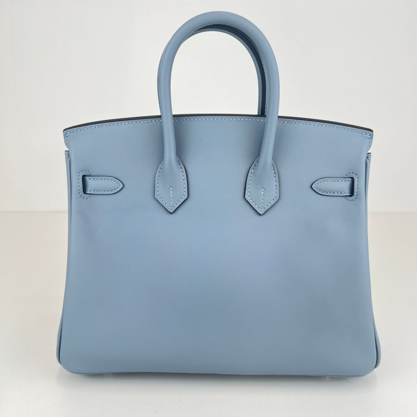 Birkin25 バーキン25 Blue lin  ブルーリン　PHW シルバー金具 Swift スイフト　Stamp-K K刻