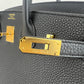 Birkin25 バーキン25 ブラック　GHW ゴールド金具　Stamp-K K刻